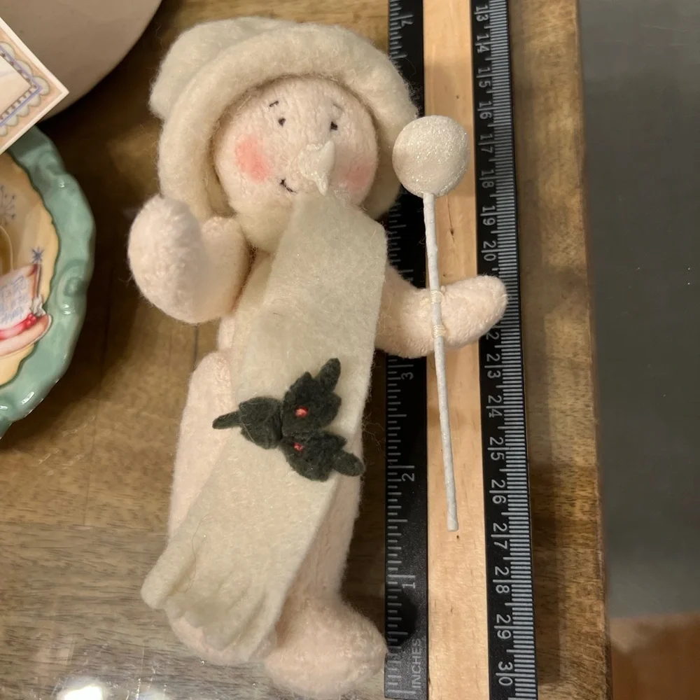 Jack frost Figurine with Teacup and Saucer in box